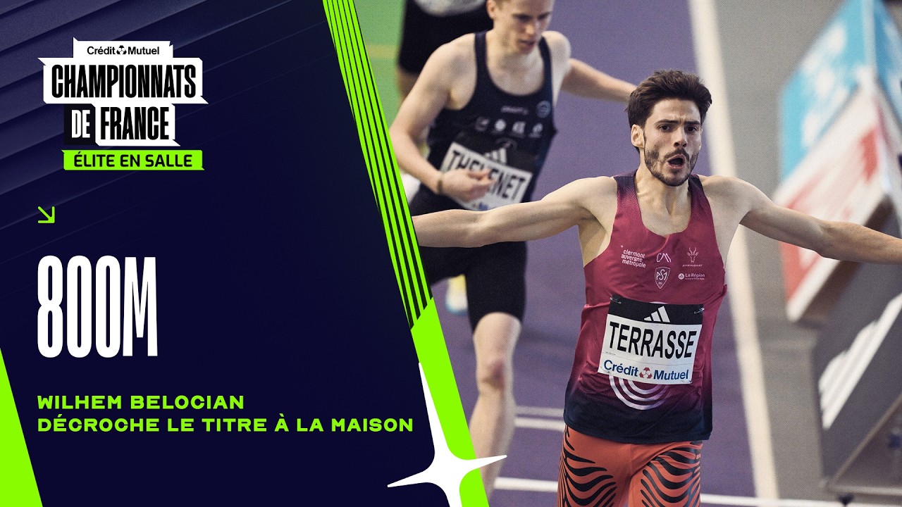 Jordan Terrasse sacré champion de France sur 800 m à domicile | Clermont 2026