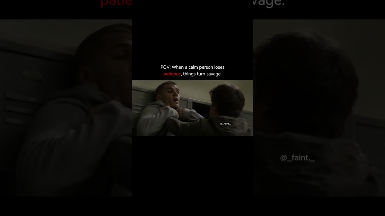 When a calm person loses patience. | FAINT | 