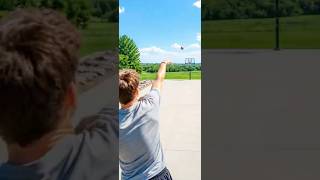 He did what FIRST TRY!? #dudeperfect #trickshot #trickshotsvideo #trickshotting #shortsfeed