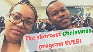 The shortest Christmas program EVER!