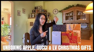 UNBOXING APPLE, GUCCI & LV CHRISTMAS GIFTS 2022 || JEAN LENNERTZ