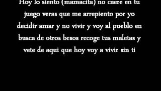 Zion y Lennox ft Tony Dize hoy lo siento letra