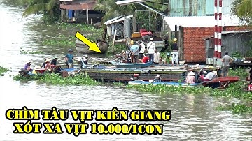 TÀU VỊT KIÊN GIANG BỊ CHÌM THIỆT HẠI HÀNG TRĂM TRIỆU Ở NGÃ NĂM SÓC TRĂNG/NGÃ NĂM TV