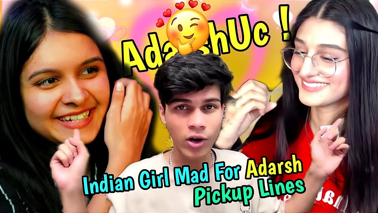 ⁣Indian Girl Mad For AdarshUc 😍 Pickup Lines | Romantic Pickup Lines AdarshUc Payal Gaming