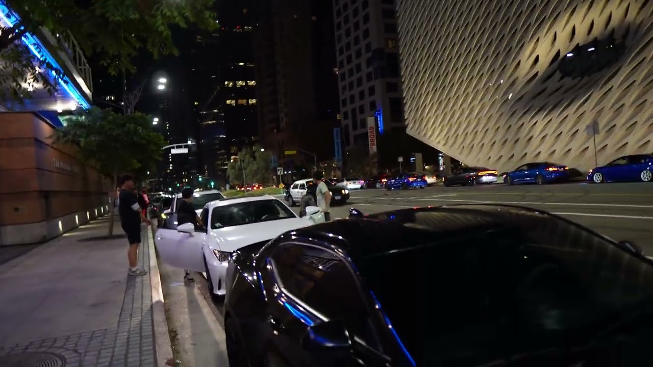 TYPICAL NIGHT IN THE CALIFORNIA CAR SCENE