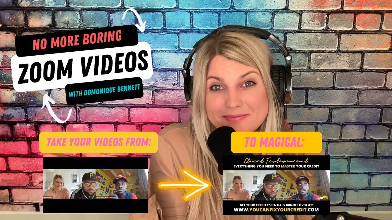 How To Make A Custom Text Overlay For Zoom Videos