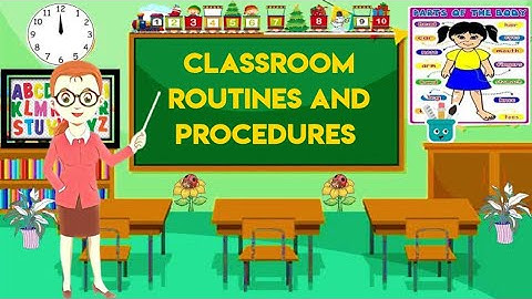 Classroom Routines and Procedures (FS198)