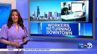World Business Chicago's campaign to help businesses "Return to the Office" reported by ABC7Chicago
