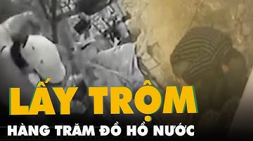 Hình ảnh nghi là thủ phạm vụ trộm hàng trăm đồng hồ nước ở TP.HCM