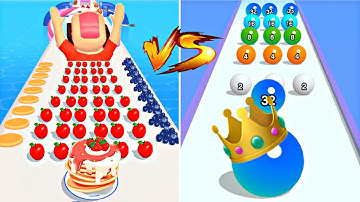 MAX LEVELS Pancakes vs BallRun2048 💥: All Levels Gameplay Walkthrough Android ,iOS NEW UPDATE