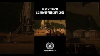 [Martian]학생 vfx작품 cg제너럴 작품 제작 과정, Martian, 화성, 우주, 합성, vfx  #sffilmschool #modeling #3dcompositing