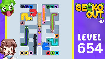 Gecko Out Level 654 Solution Walkthrough