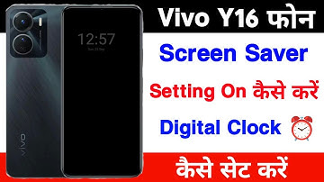 Vivo Y16 Screen Saver Setting On Kaise Kare ।। How To Use Screen Saver On Vivo Y16 ।। Tech Akhilesh