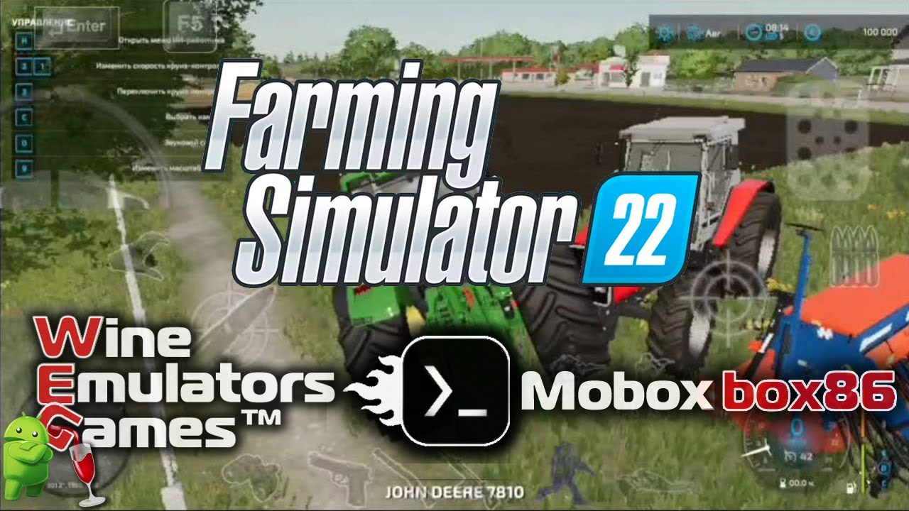 Farming Simulator 22 & Mobox box86 & Android