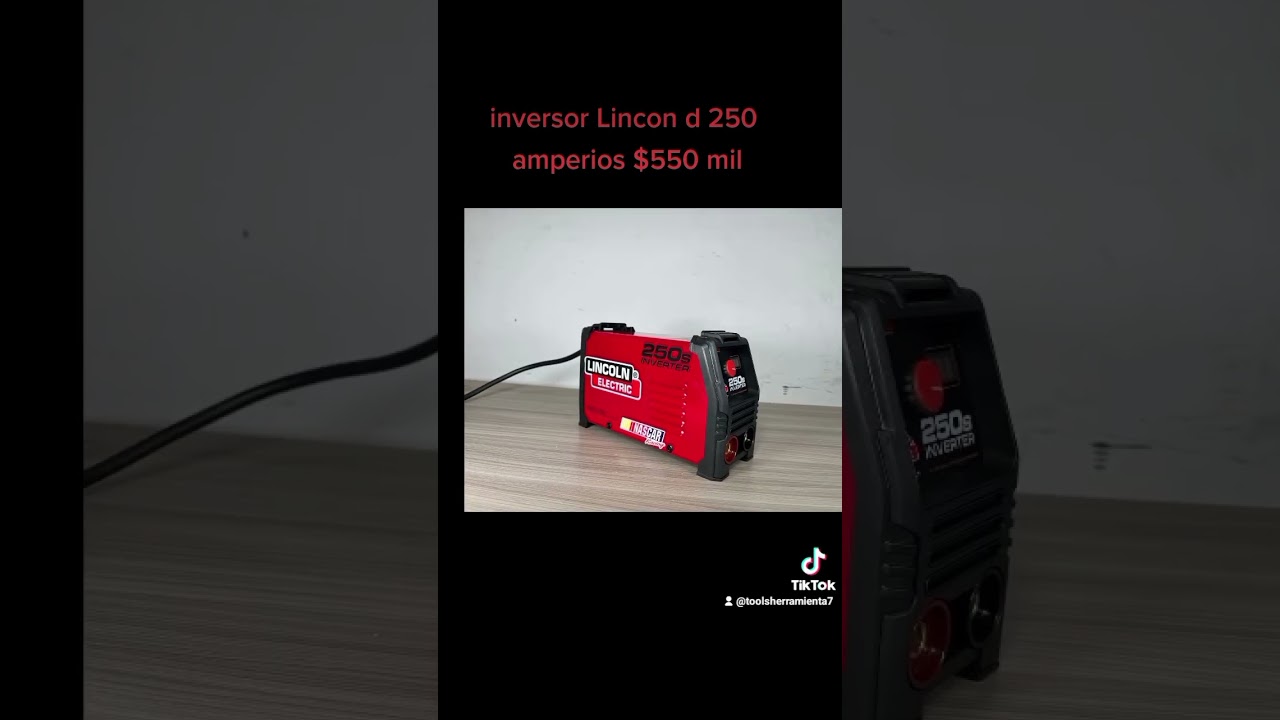 inversor Lincoln mini 250 amperios $550mil