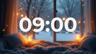 9 Minute Focus Timer (No Music, End Beep) ❄️ Snowy Ambience for Daily Prep Net Worth