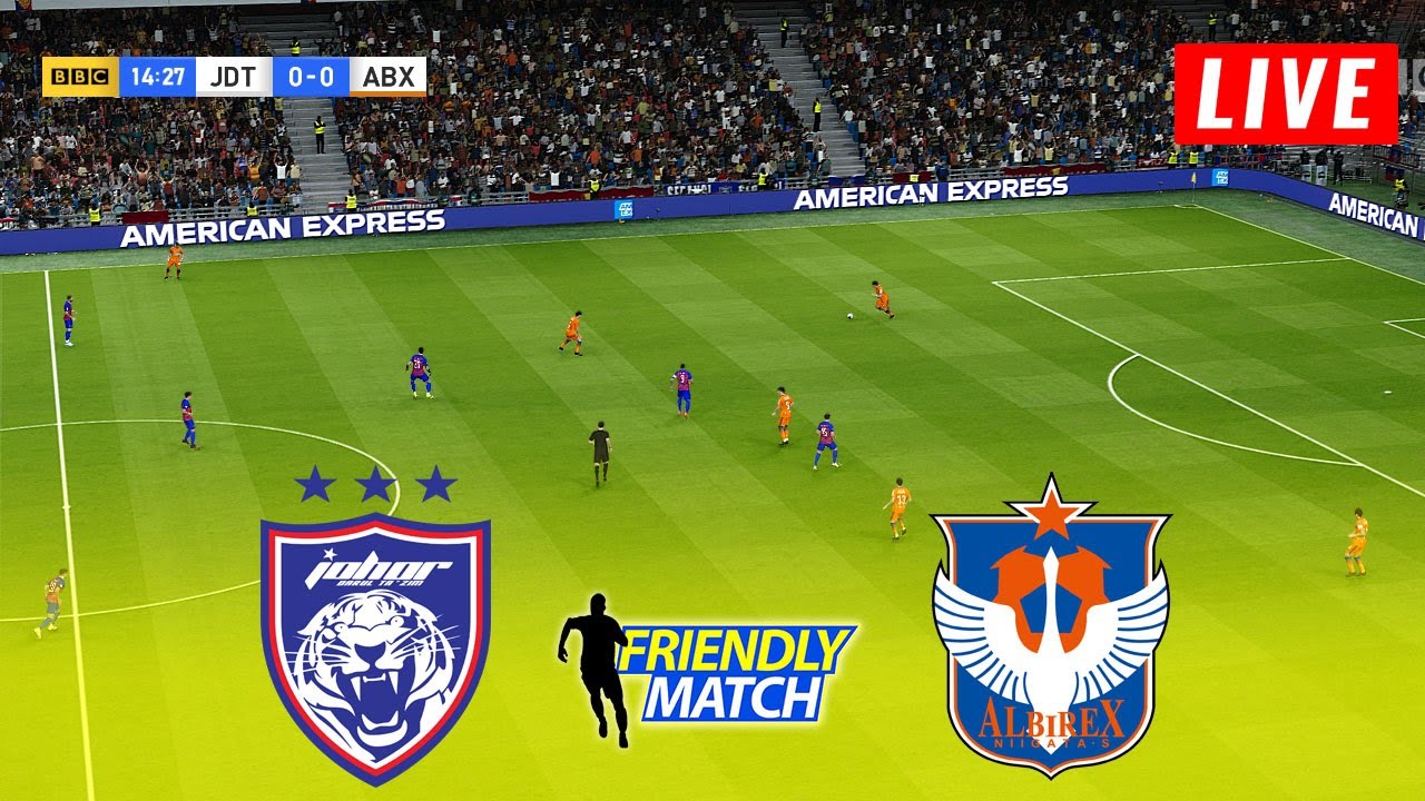 JDT Vs ALBIREX NIGATA SGP Live INTERNATIONAL CLUB FRIENDLY MATCH jdt-vs-albirex-nigata-sgp-live-international-club-friendly-match