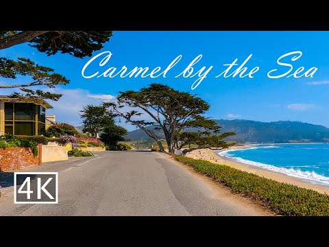 [4K] Scenic Road - Carmel-by-the-Sea - California USA - Driving Tour