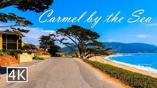[4K] Scenic Road - Carmel-by-the-Sea - California USA - Driving Tour