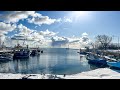 16.02.2025 Jastarnia w śniegu - niesamowity obrazek - nadaje na żywo