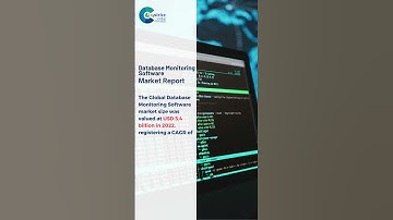 Database Monitoring Software Market Report 2023 | Forecast, Market Size & Growth