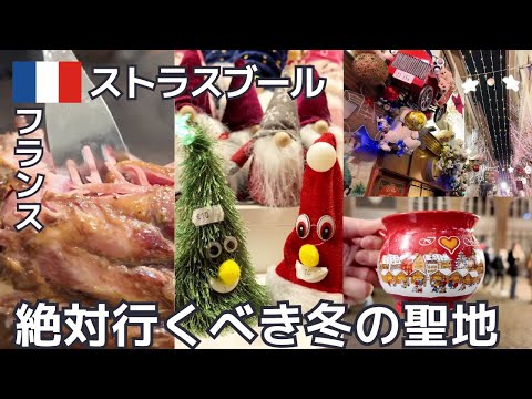 【ストラスブール｜ヨーロッパクリスマスマーケット旅 #05 】世界一美しい「クリスマスの首都」ストラスブール🎄✨絶品アルザス料理とマーケット巡り