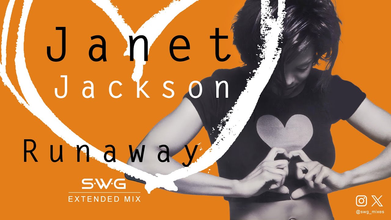 *VIDEO VERSION* RUNAWAY (SWG Extended Mix) JANET JACKSON (Design of a Decade)