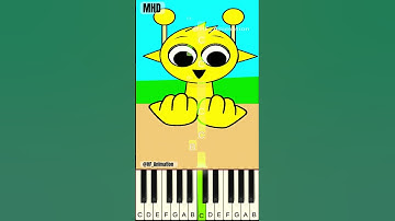 What?! 😱😱 Sprunki Simon and Oren Easy Magic Trick Pen Tutorial @HF_Animation - Piano Tutorial