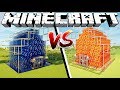 LAVA HOUSE VS WATER HOUSE - Minecraft