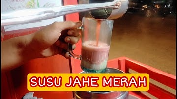 RED GINGER MILK ( SUSU JAHE MERAH ) YANG VIRAL DI INDONESIA