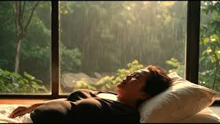 Heavy Rain Sounds for Sleep & Relaxation | Very Heavy Rain & Soft Thunder 1 Hours to Stop Insomnia