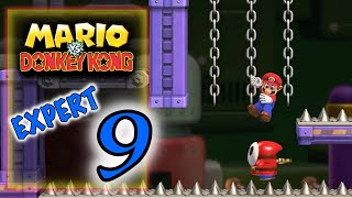 Mario vs Donkey Kong - Level Expert 9 - Perfect Gold Star Level EX-9 - All Presents (Gifts) EX9