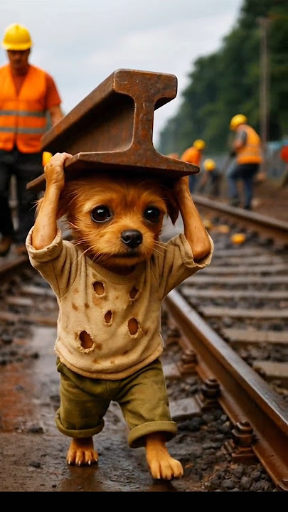 The poor puppy didn't have pig so, his rich friends making of him #animahal