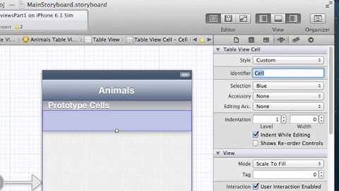 iOS TableViews Part 1