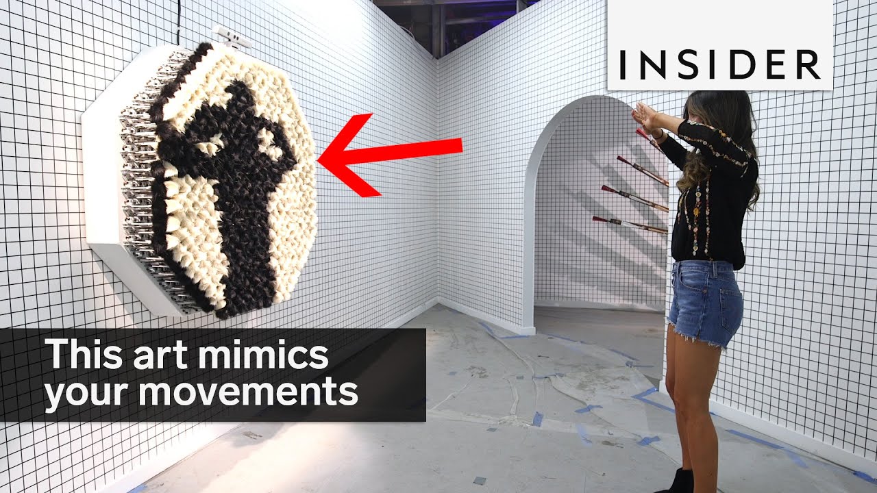 This art mimics your movements YouTube