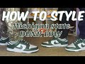 michigan state dunks on feet