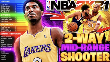 RARE 2 WAY MID RANGE SHOOTER BUILD IN NBA 2K21 NEXT GEN! (BEST KOBE BRYANT BUILD!)