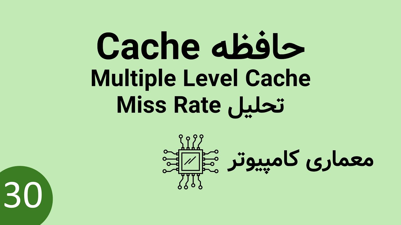 معماری کامپیوتر - حافظه کش cache - کش چند سطحی multiple level cache