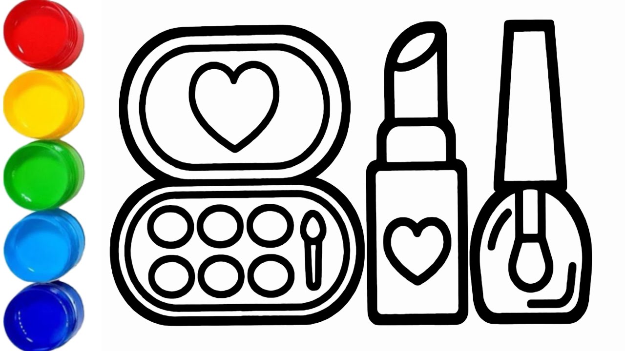 Makeup Set Drawing How To Draw Makeup Set💄Drawing Makeup Drawing