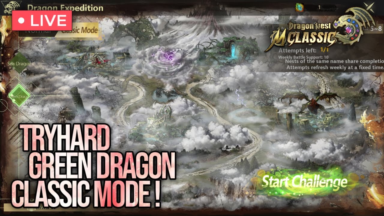 🔴 Tryhard GDN Classic Mode - DRAGON NEST M CLASSIC