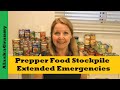 Prepper Food Stockpile For Extended Emergencies