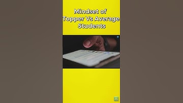Mindset of Topper Vs Average Student #shorts #part#5
