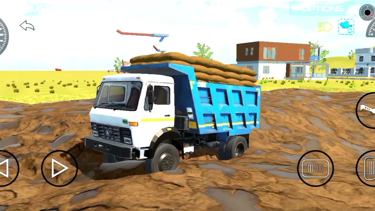 truck ko kiched se nikala jhondear tractor se ll