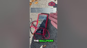 How To Test A Solar Panel (The EASY Way)