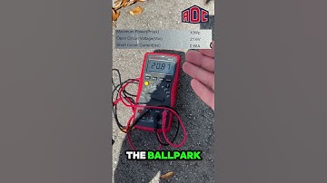 How To Test A Solar Panel (The EASY Way)