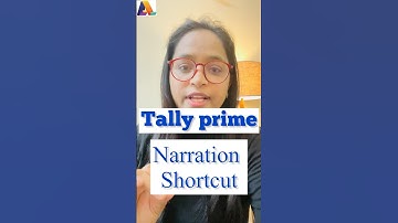 Tally me Narration ka shortcuts kya he? #shorts