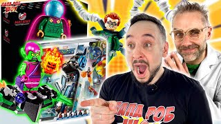 картинка: ЛЕГО БАШНЯ МСТИТЕЛЕЙ МАРВЕЛ И LEGO РЕДАКЦИЯ ДЕЙЛИ БЬЮГЛ! ДОКТОР ЗЛЮ И ЧЕЛОВЕК-ПАУК НА ПАПА РОБ ШОУ!