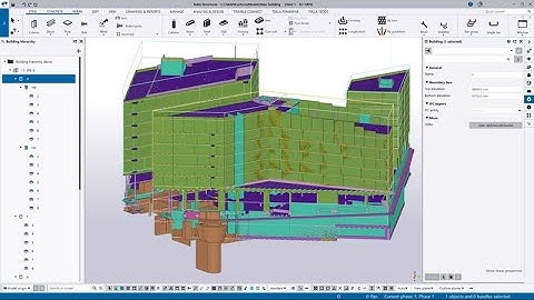 Create a building hierarchy in Tekla Structures