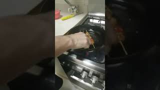 Chicken Tikka my own style on a Gas stove | Chicken Tikka #shorts