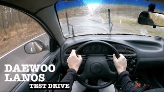 Daewoo Lanos 2001 1.5 16V 100HP | POV Test Drive | Review | 0100 acceleration by #Gearup